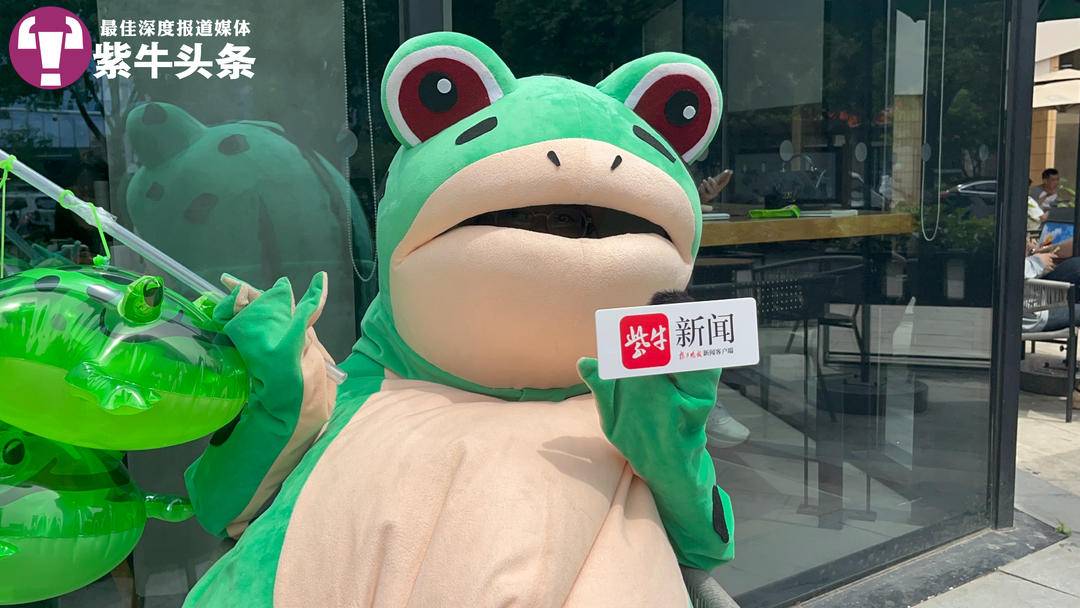 “卖崽青蛙”设计者是位南京宝妈：不会计较版权，很开心给大家带来快乐